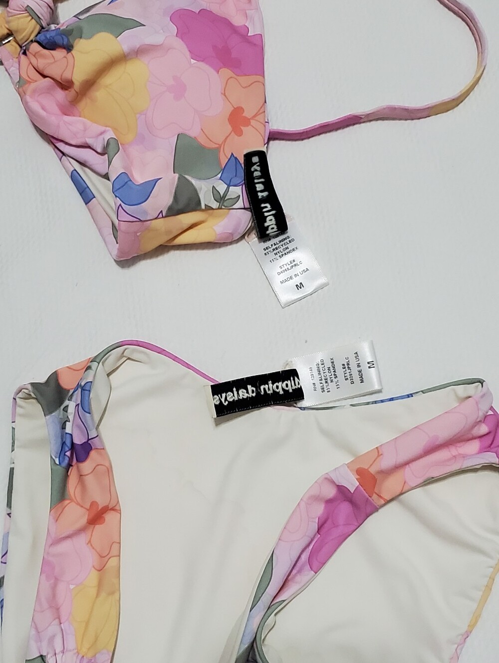 Dippin Daisy Zen Garden Floral Bikini Size Medium - Picture 4 of 10